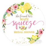 Lofaris Floral Her Main Squeere Bridal Shower Round Backdrop